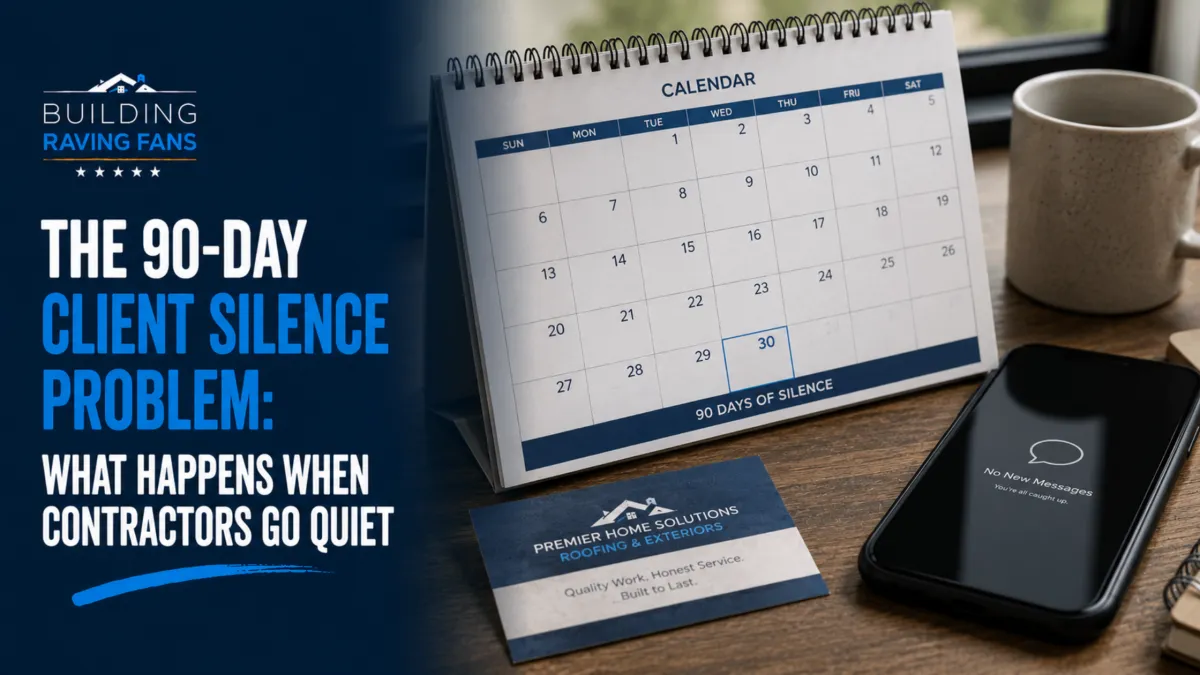 The 90-Day Client Silence Problem: What Happens When Contractors Go Quiet