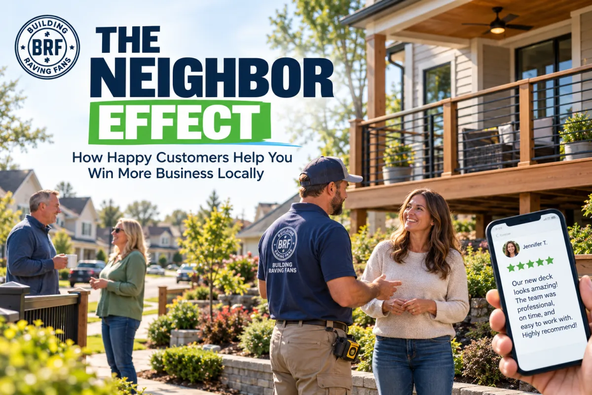 The “Neighbor Effect”: How Happy Customers Help You Win More Business Locally