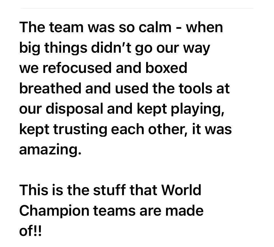 Testimonial for mental performance coaching and how it helped a highschool tennis player stay present and succeed in the calm. 