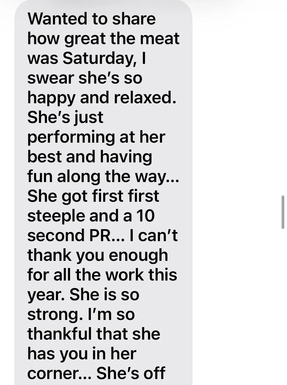 Testimonial for mental performance coaching and how it helped a highschool tennis player stay present and succeed in the calm. 