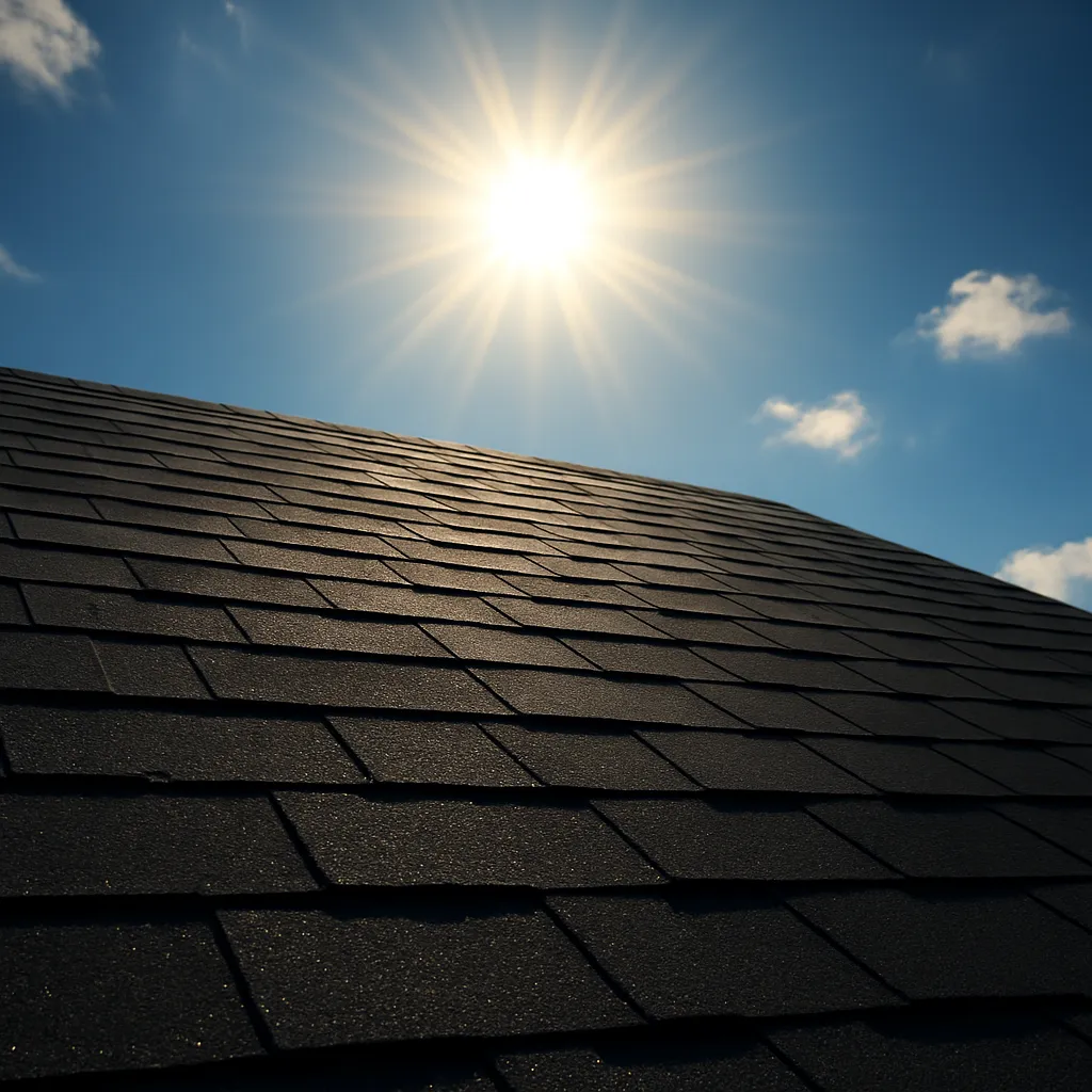 a close up of a road