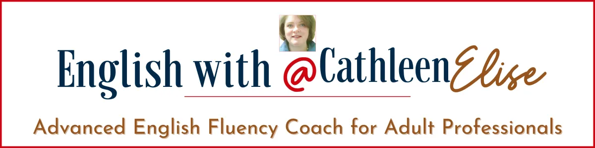 English with at CathleenElise - websie ome page logo