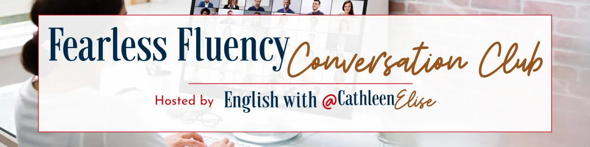 Fearess Fluency Coveration Club - designed for adult sudent of English with an intermediate proficiency level or igher who are looking to reak free of the crowd, set themselvesapart from all the others who know the mehanics of nglish, and finally get ahead in their careers. 