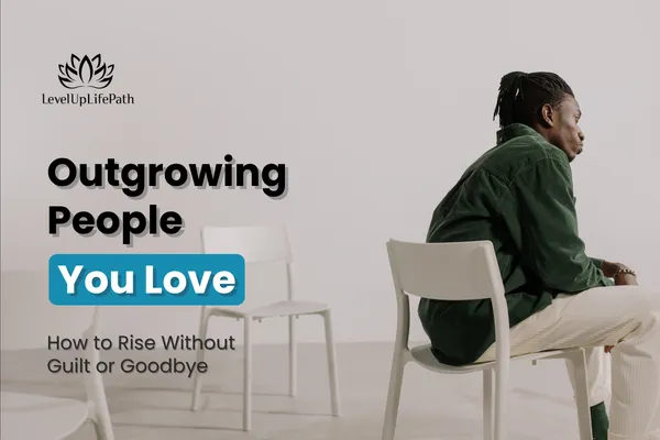 Person sitting apart from empty chairs, symbolizing emotional distance and personal growth