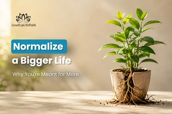 Plant breaking out of a cracked pot with roots pushing beyond limits in warm sunlight