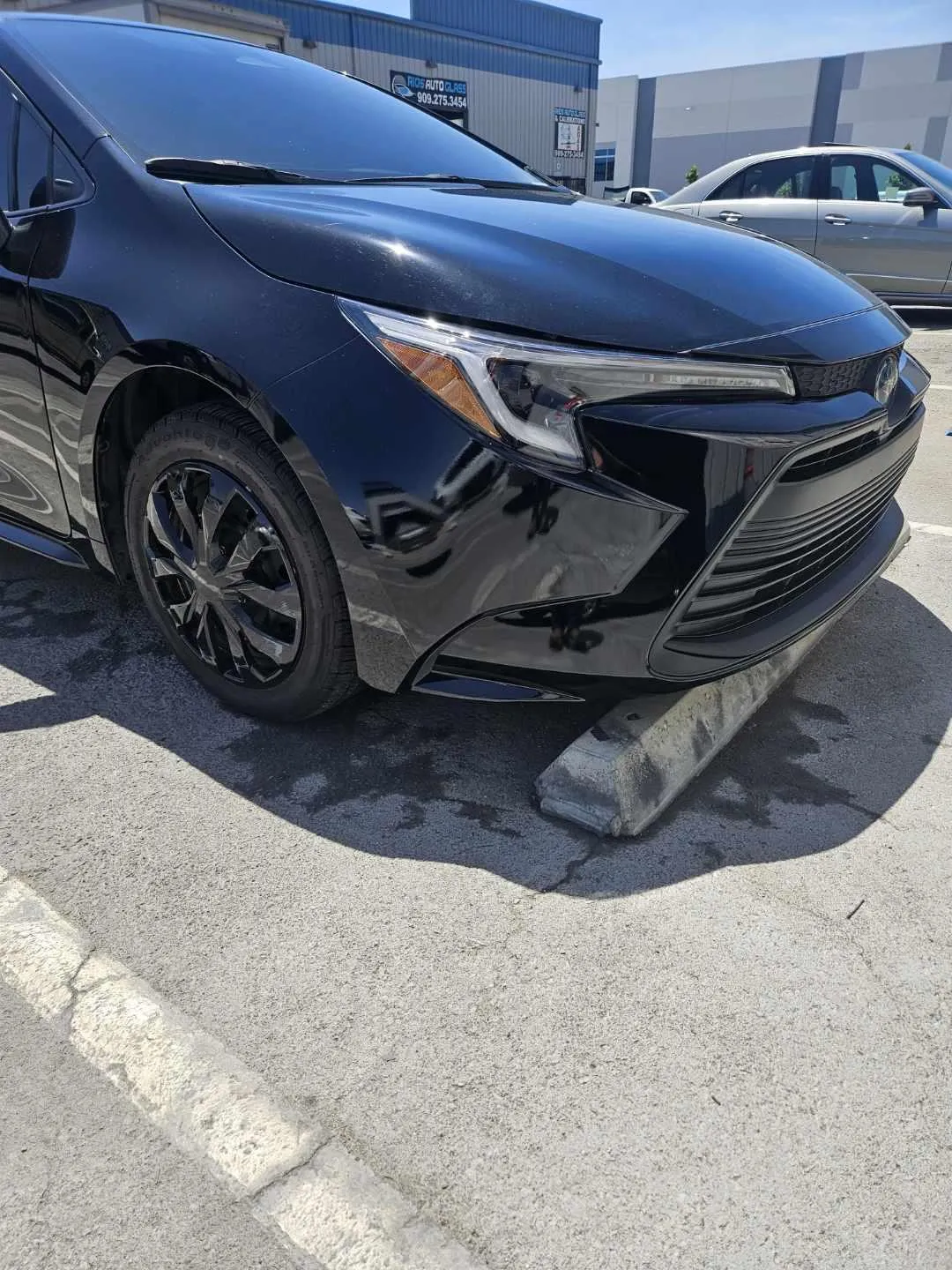 Toyota Camry exact paint match from the best collision repair shop in Fontana 