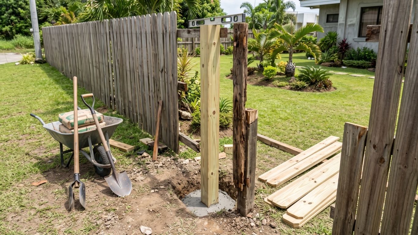Fence Repair & Post Replacement