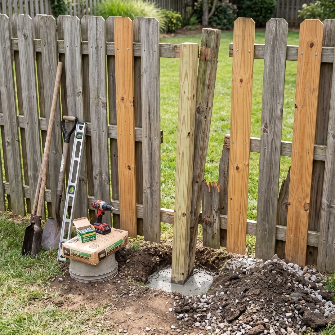 Sacramento Fence Repair & Post Replacement