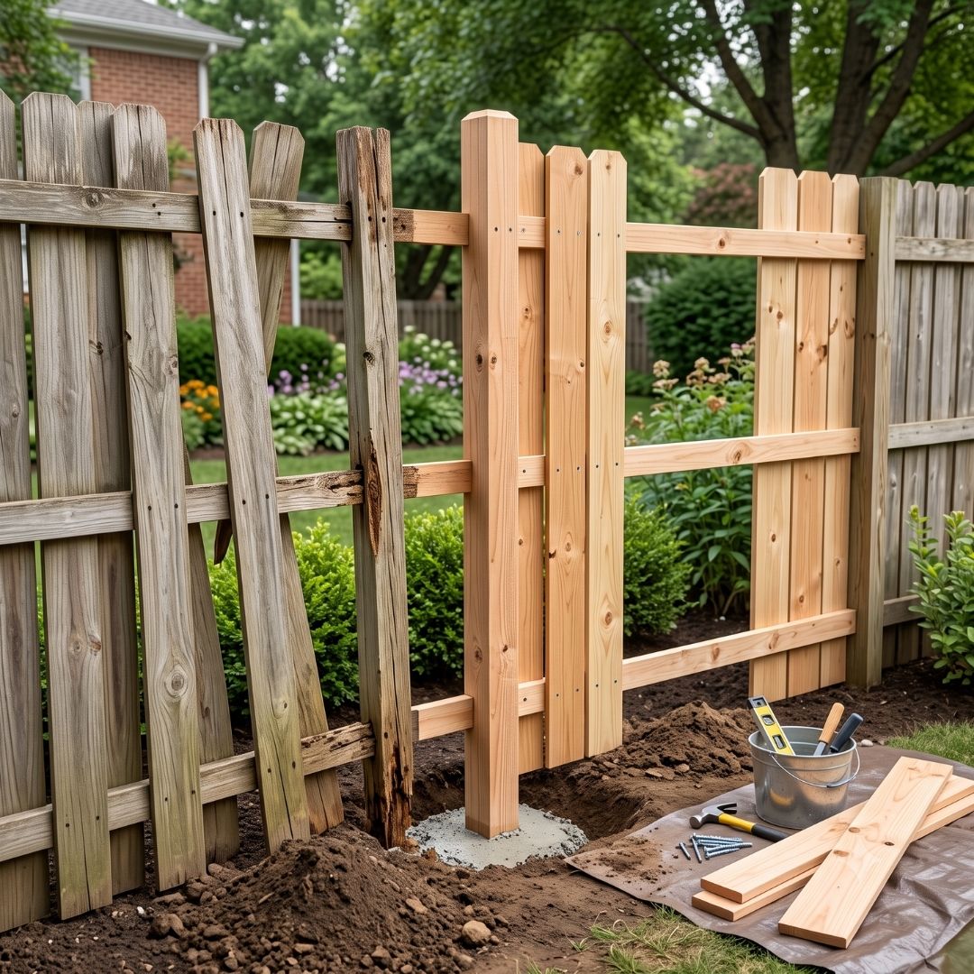 Local Fence Repair & Post Replacement