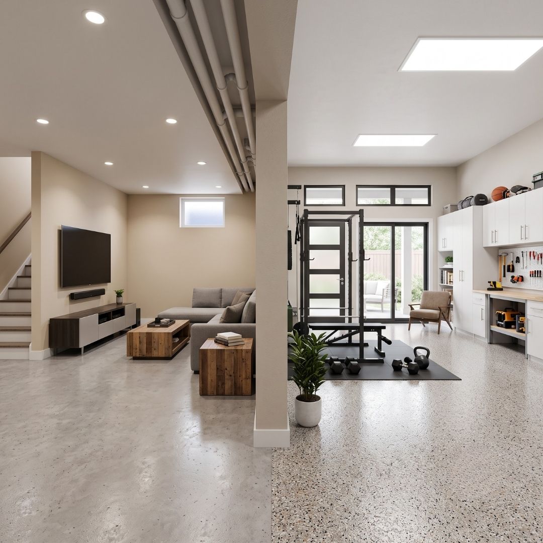 Sacramento Garage & Basement Conversion