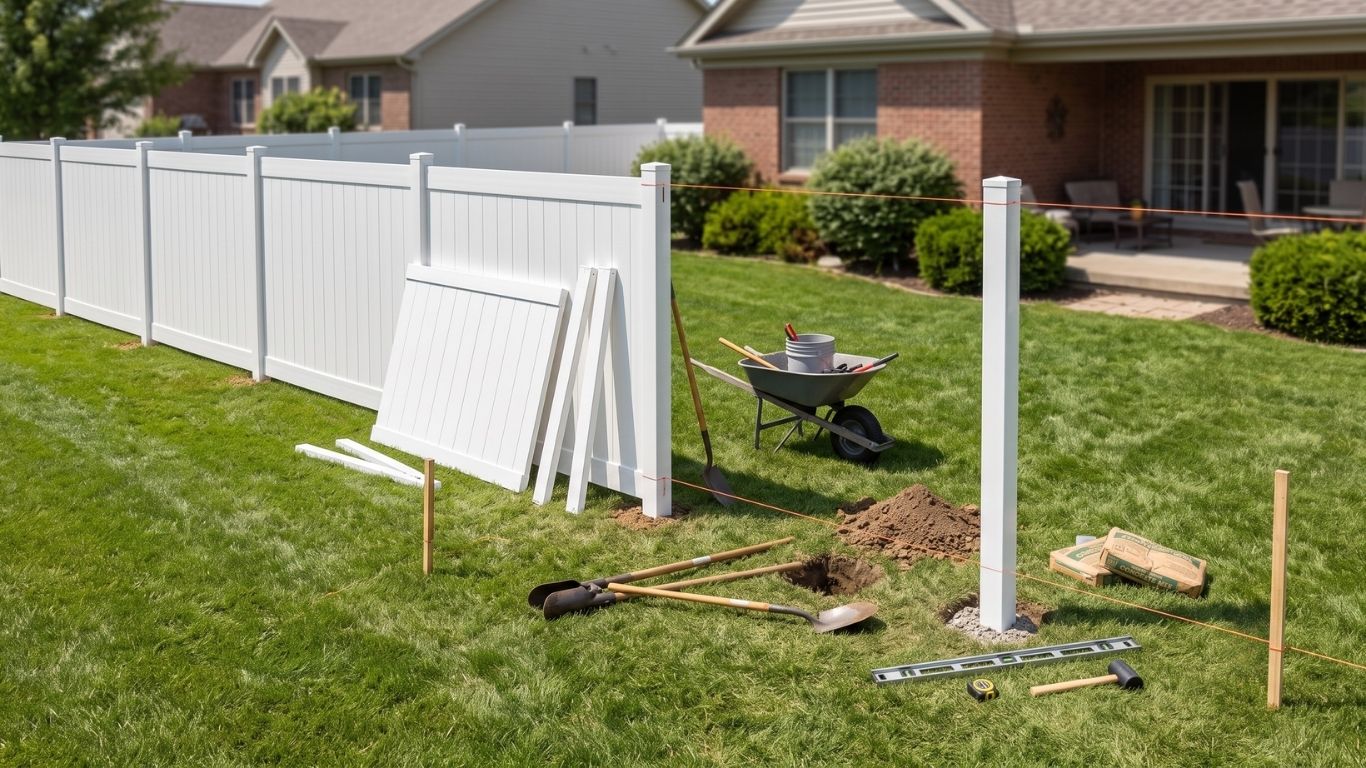 Vinyl Fence Installation