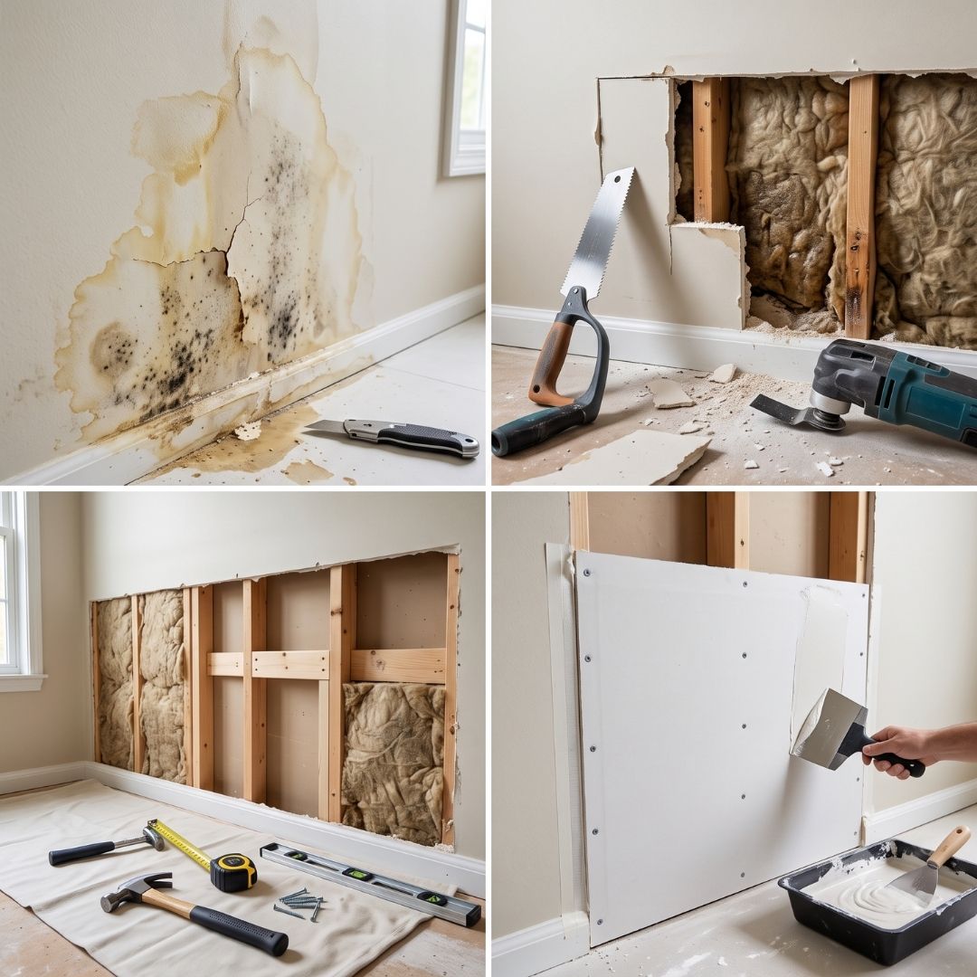 Sacramento Water Damage Drywall Replacement