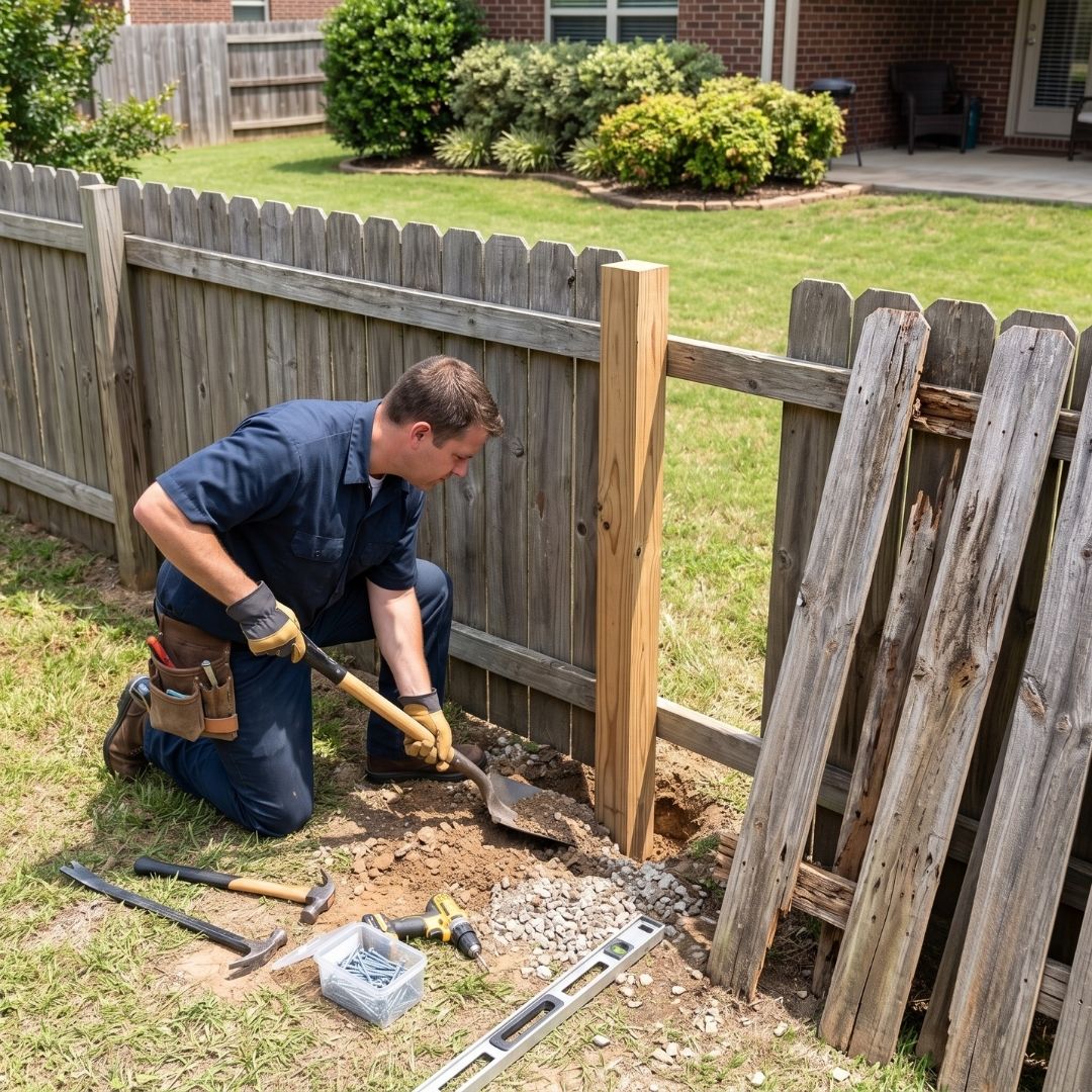 Local Fence Repair & Post Replacement
