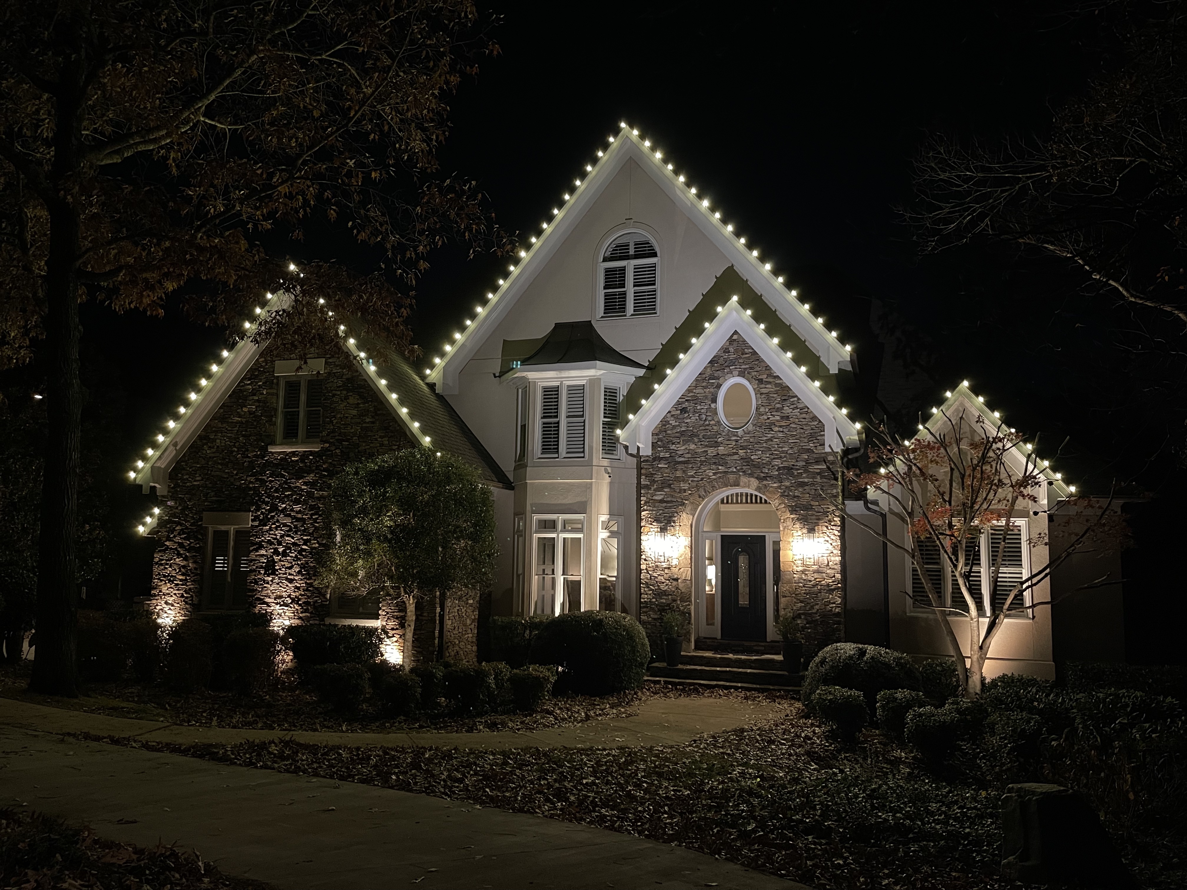 Greensboro  NC Christmas Lights Installation