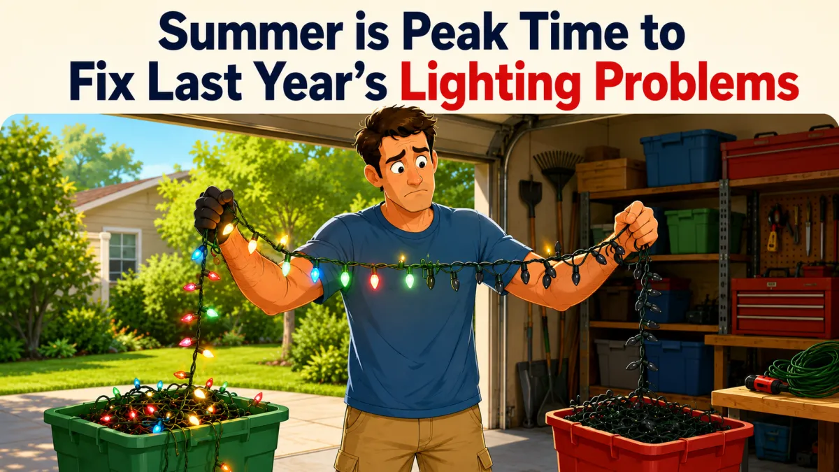 Summer is Peak Time to Fix Last Year's Lighting Problems: Here's What Homeowners Missed
