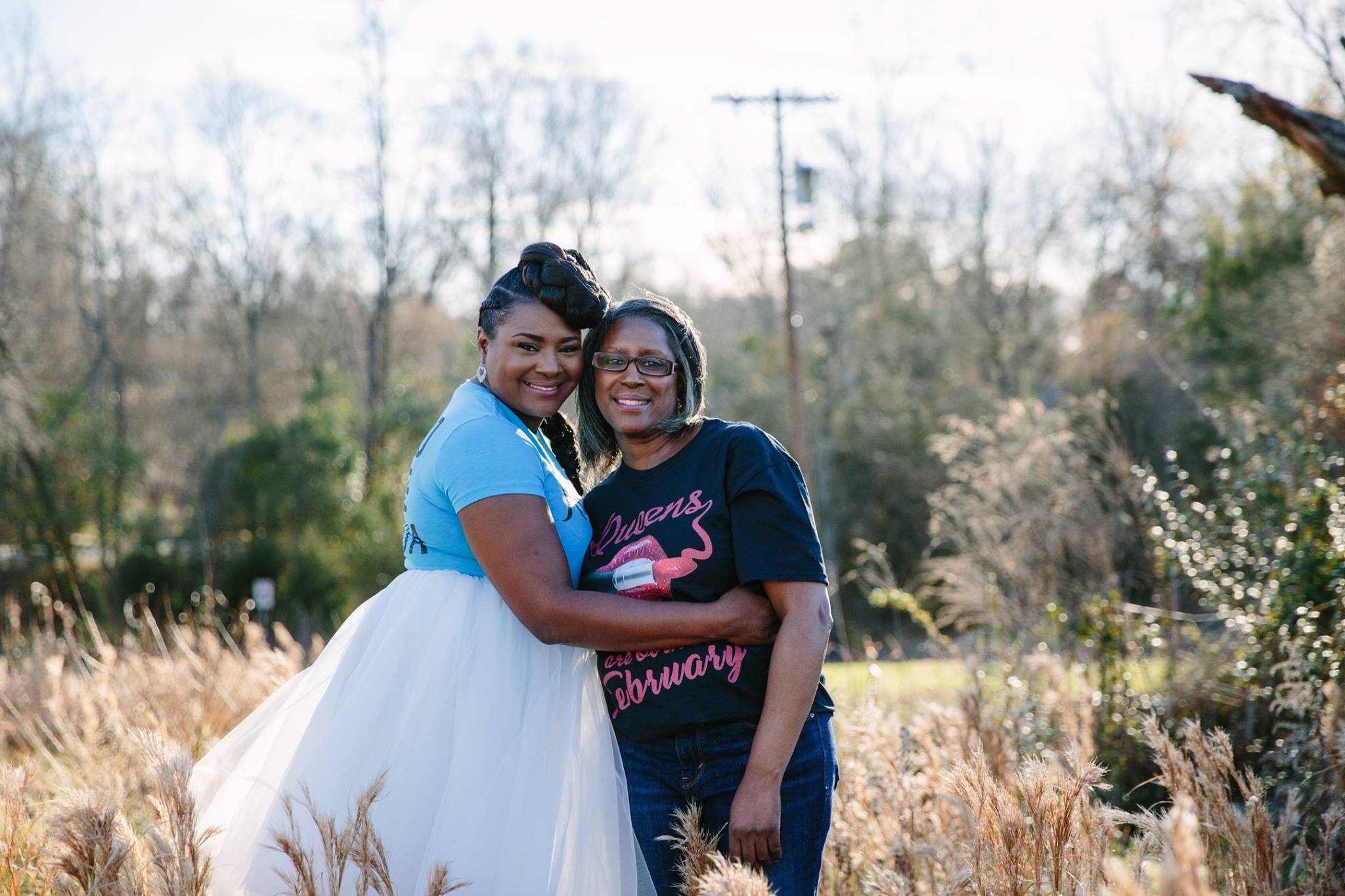 Starr, founder of Nita's Silent Hands, with her mother Chinita