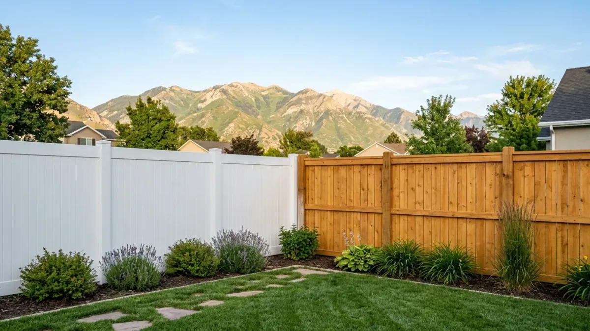 Vinyl vs. Wood Fence in Sandy, Utah: Which One Actually Lasts?