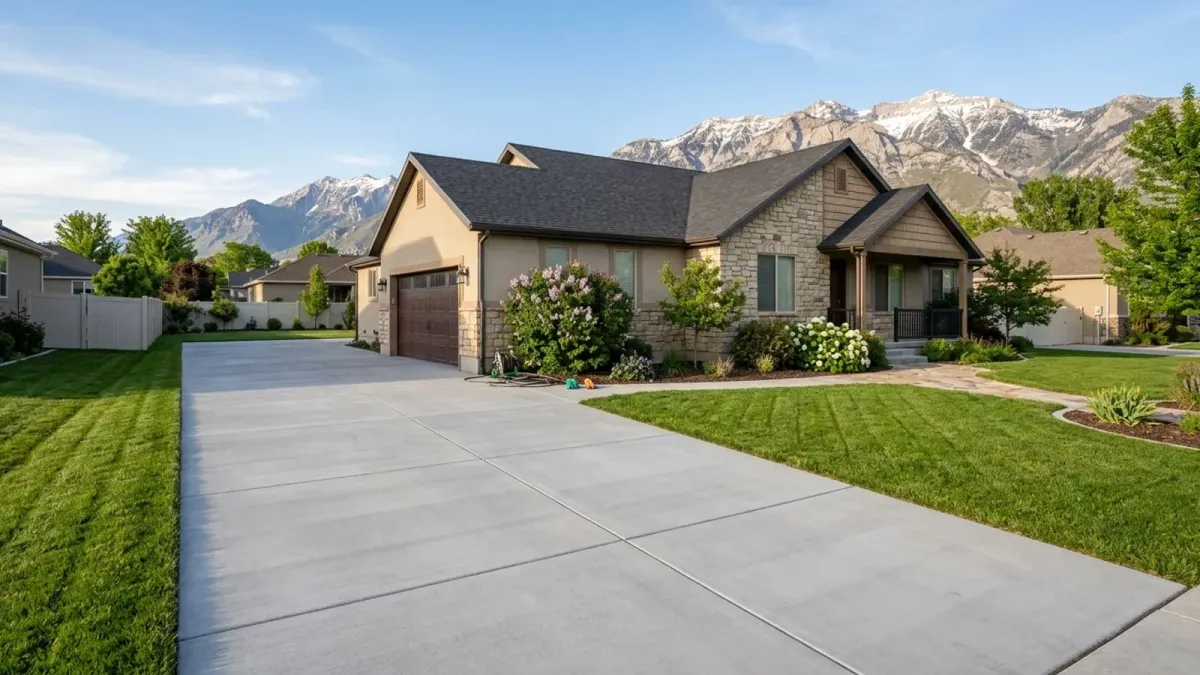 The Best Time to Pour Concrete in Utah (Seasonal Guide)