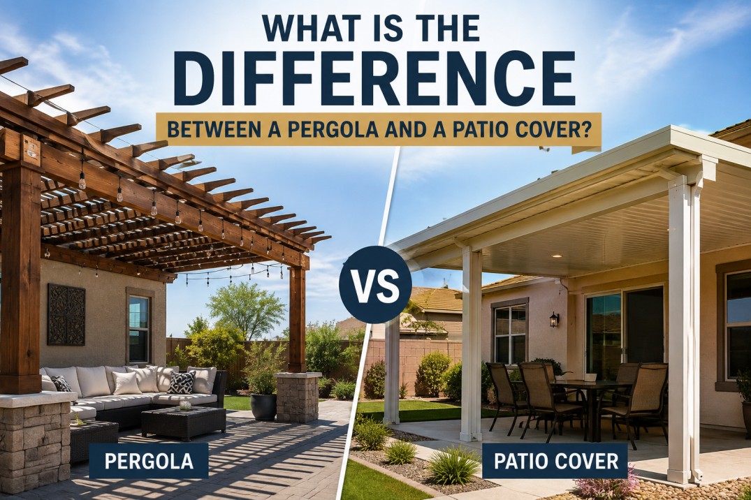 Which to choose? Pergola or Patio cover?