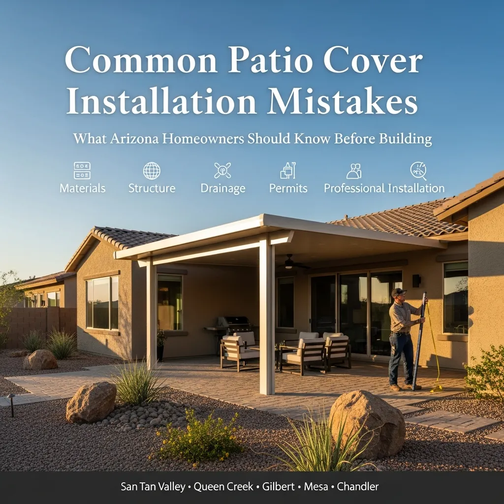 Common Patio Cover Installation Mistakes | Arizona
