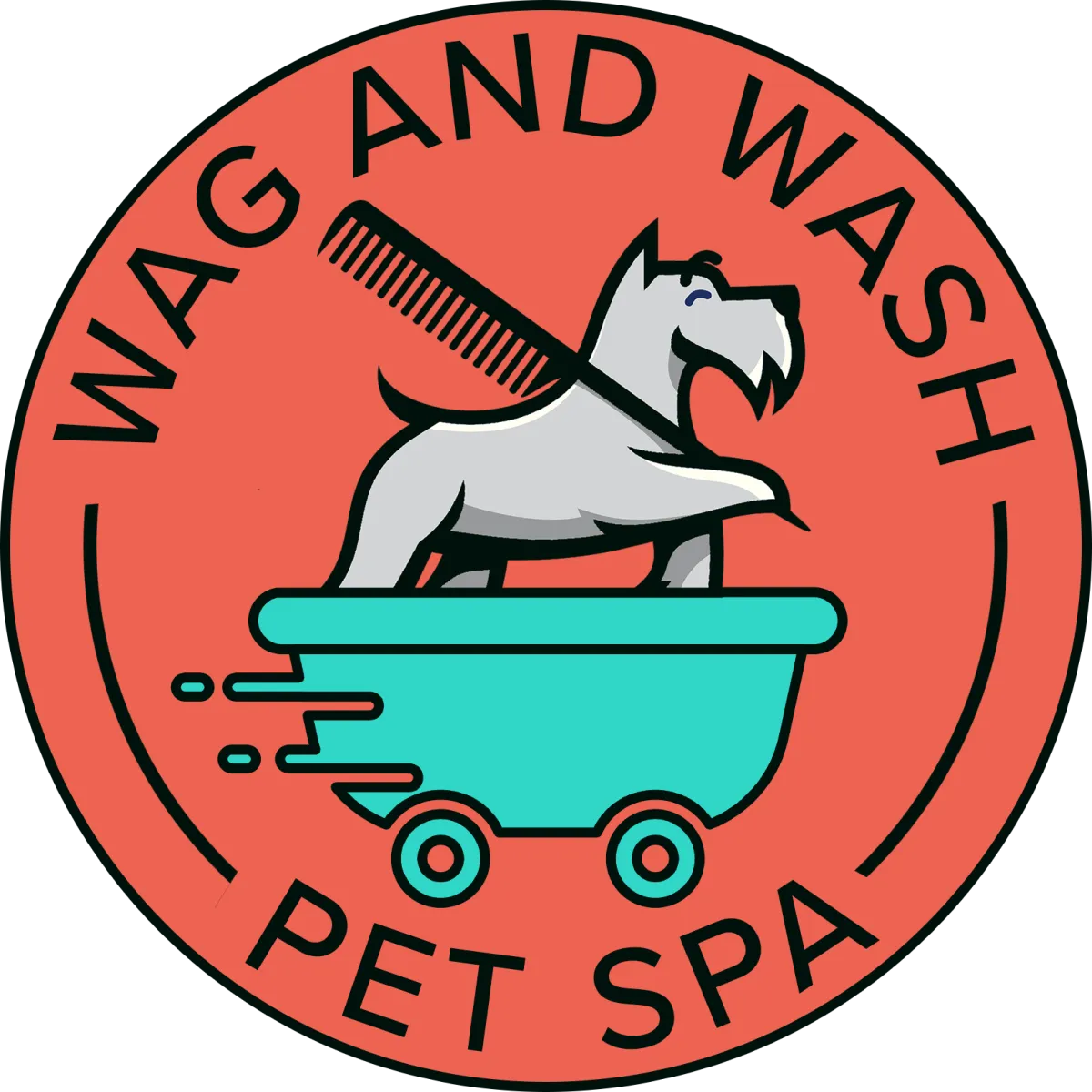 Wag and Wash Pet Spa mobile grooming un