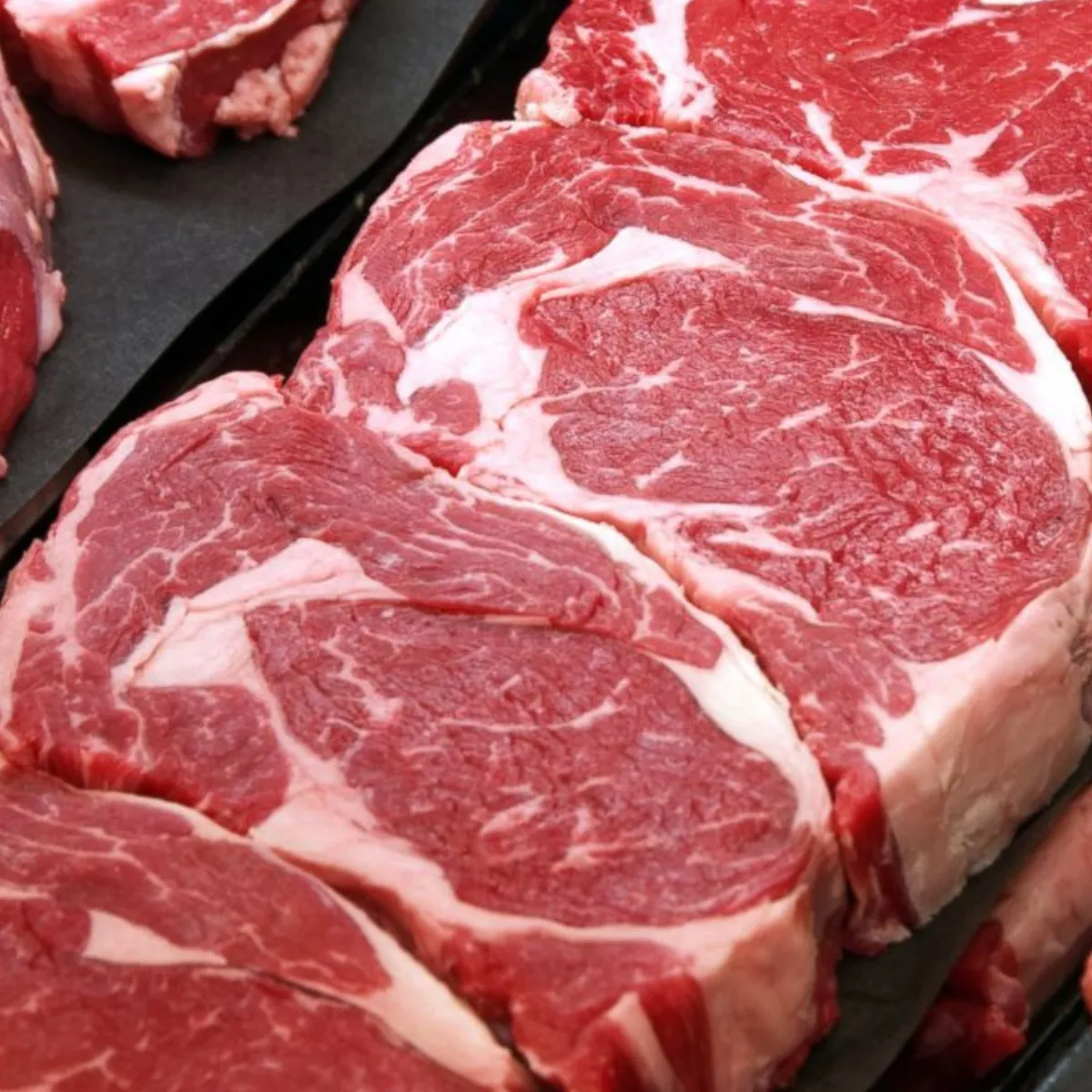 Thick-cut ribeyes — fresh, flavorful, and butcher-prepared in-house.