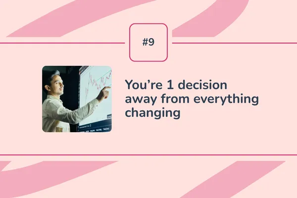 Professional presenting data on a screen while pointing at performance charts during a strategic discussion