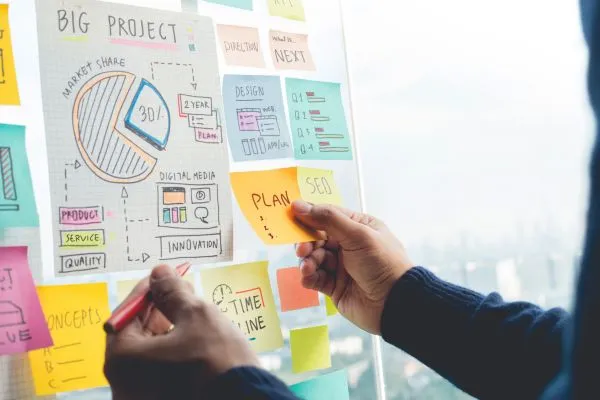 SME founder reviewing a list of quarterly marketing priorities — Growth Genies Strategy First Plan