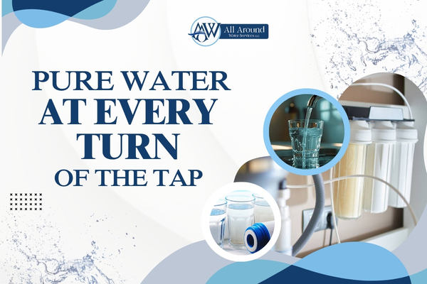 Advanced whole-home water filtration system installed to provide clean water from every tap.