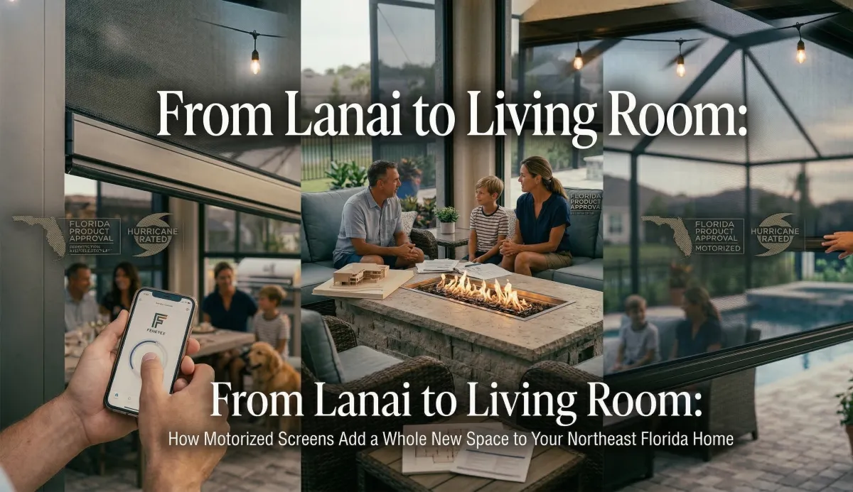From Lanai to Living Room: How Motorized Screens Add a Whole New Space to Your Northeast Florida Home