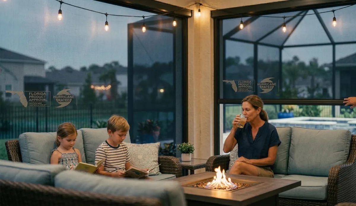Beat the Florida Sun: UV Protection, Solar Shading, and Privacy with Motorized Screens