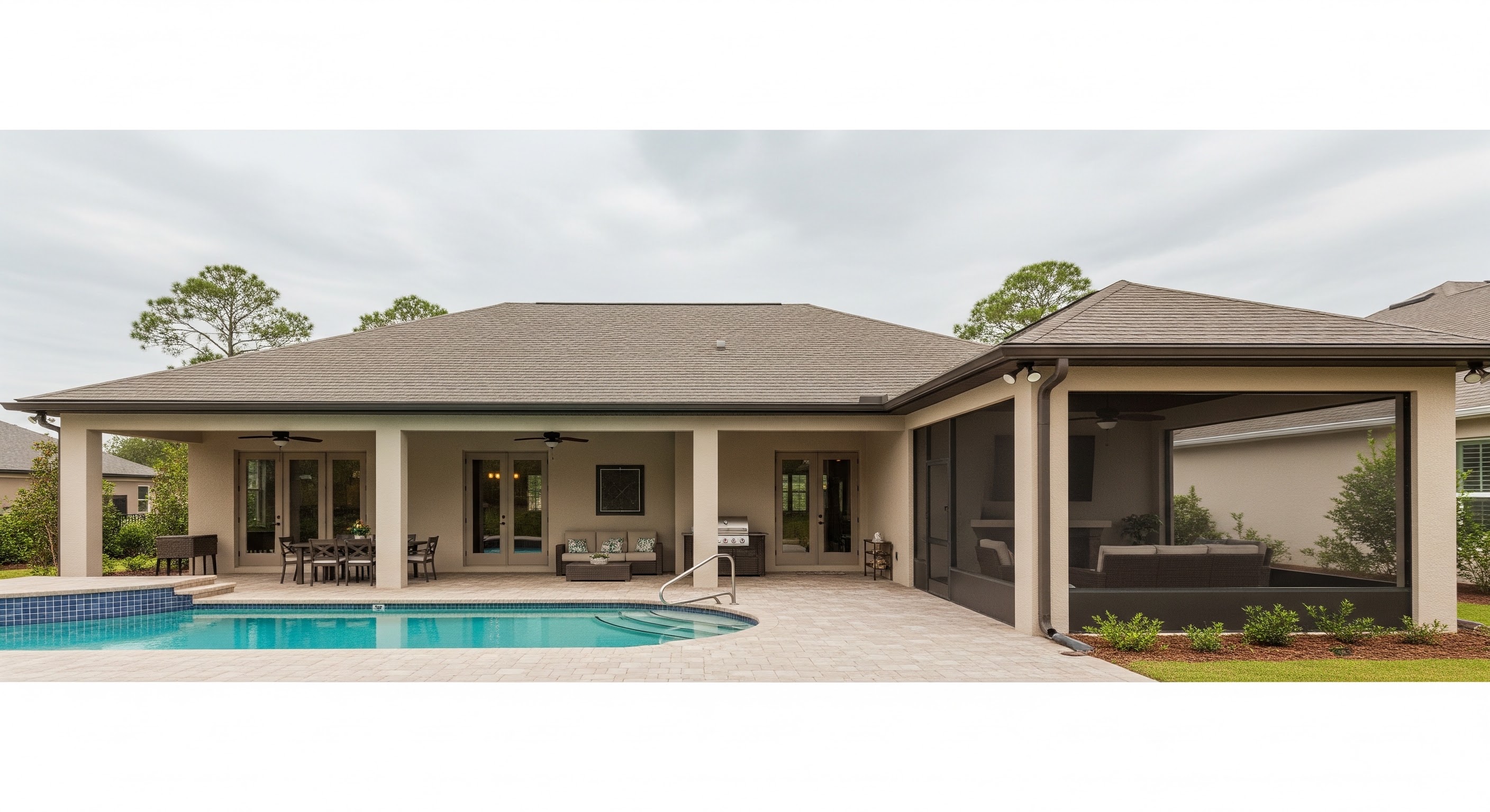 Fixed Cover, Pergola, or Screened Structure: What Each One Actually Handles in Wind and Rain