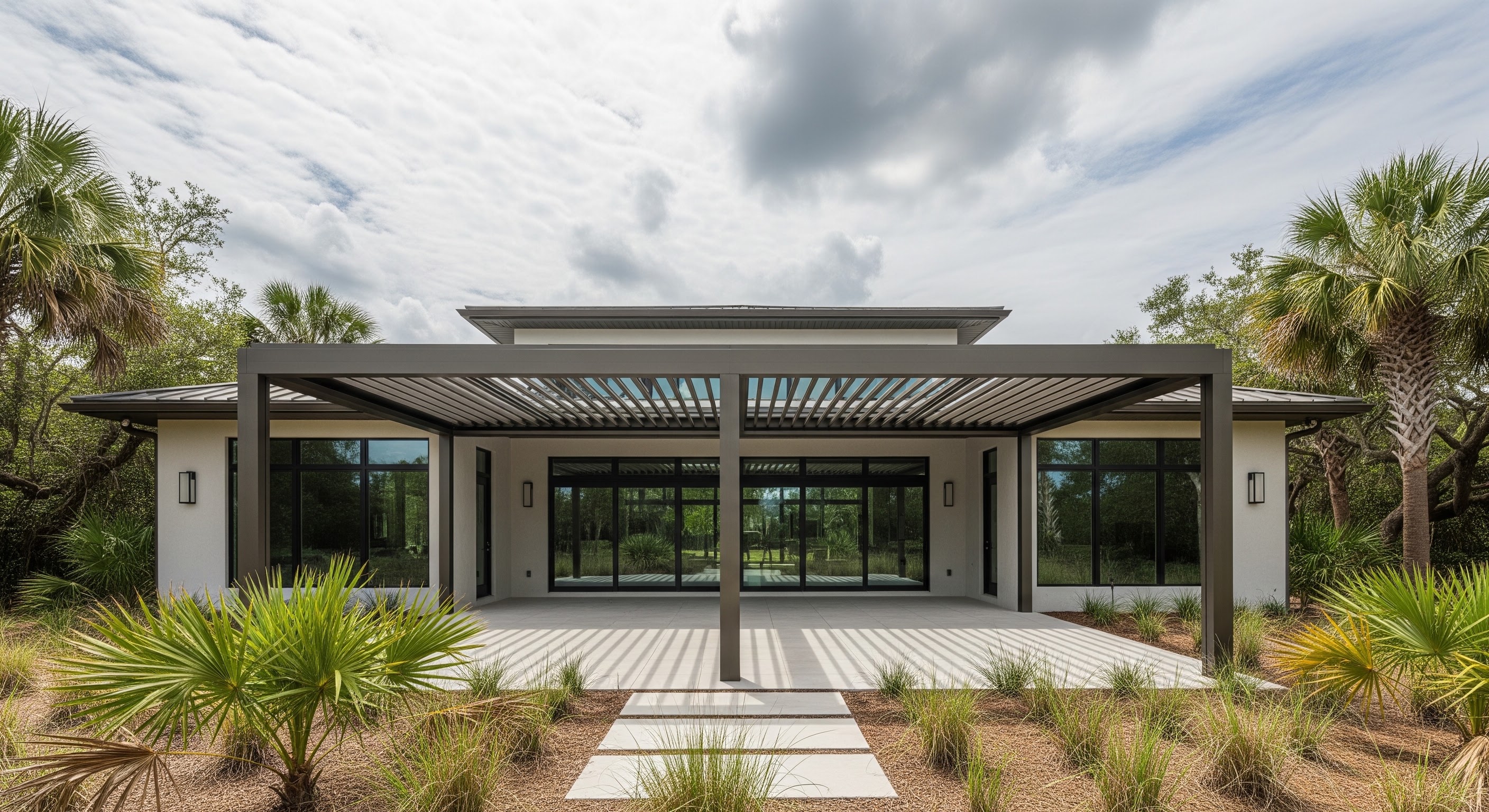 How a Motorized Pergola's Rain Sensor Actually Knows to Close