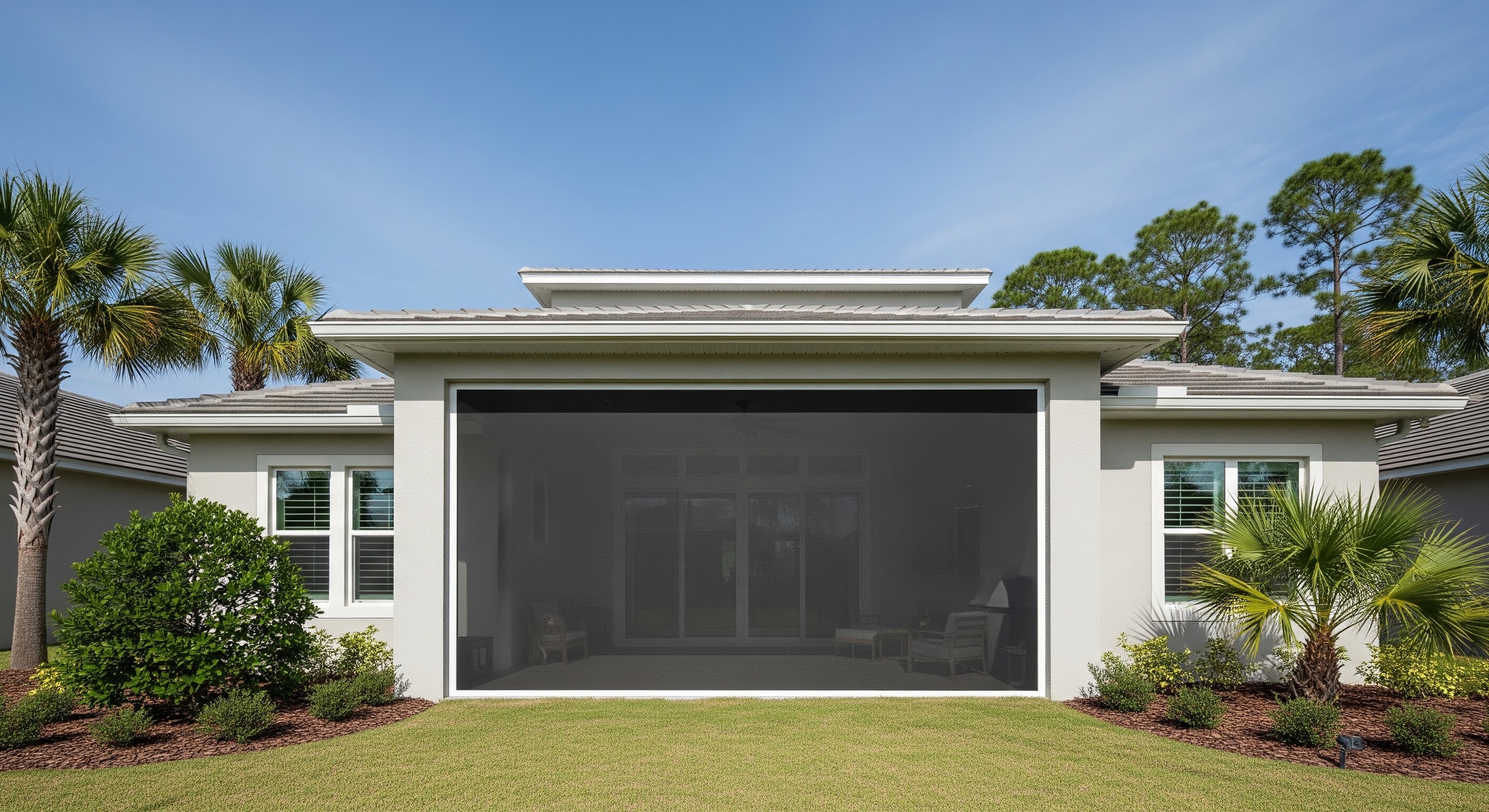 MaxForce vs. Standard Retractable Screens: What the Track and Fabric Actually Change
