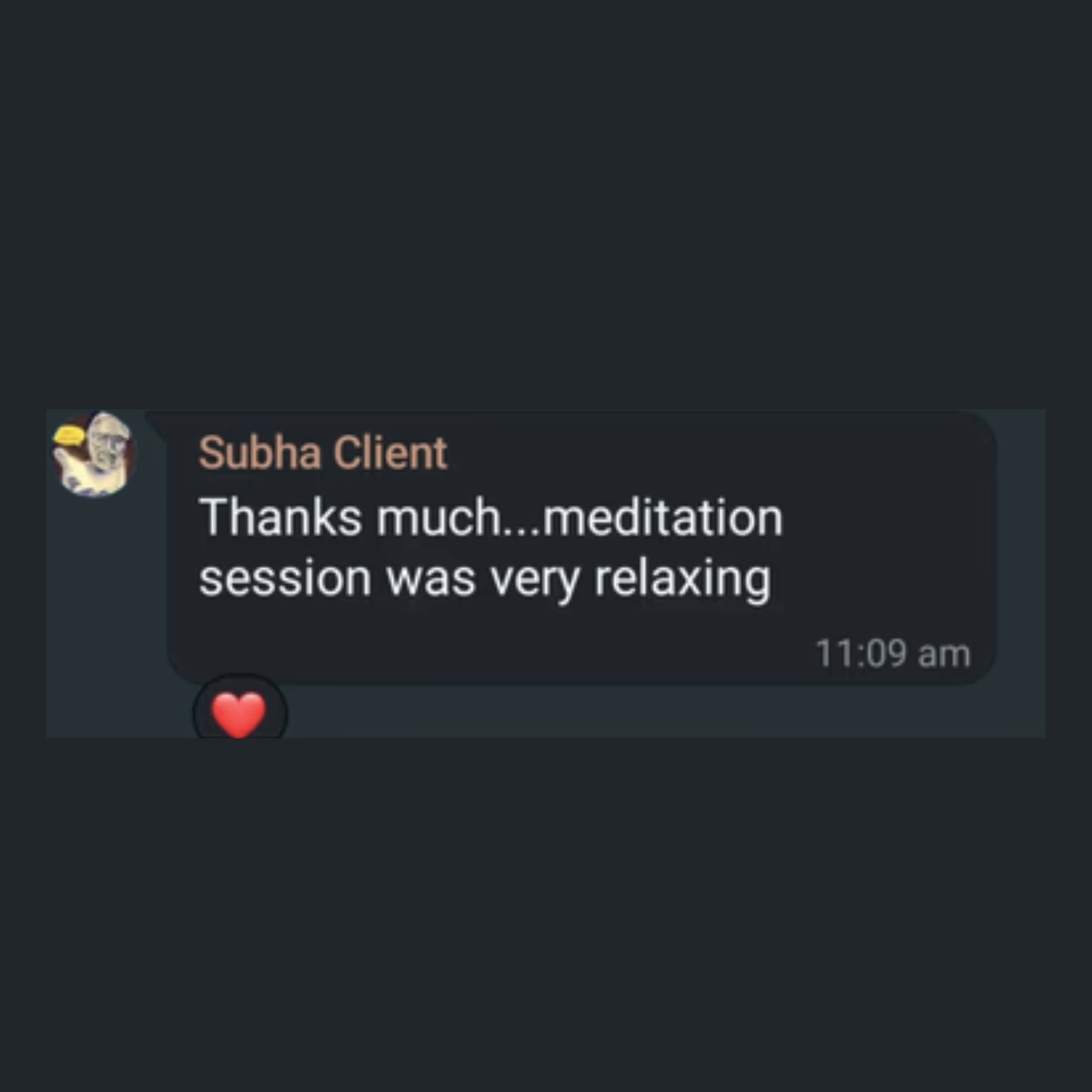 WhatsApp Testimonial