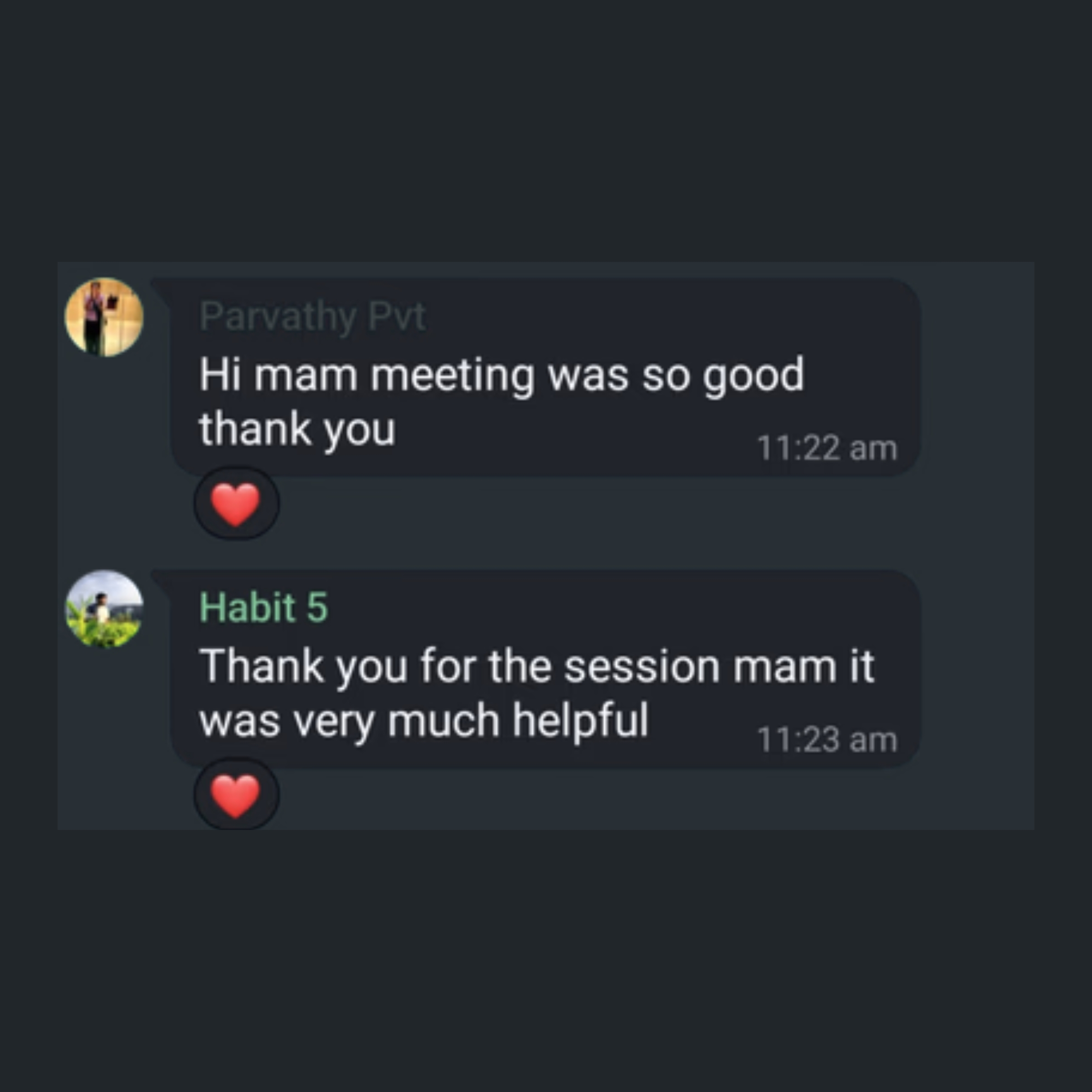 WhatsApp Testimonial