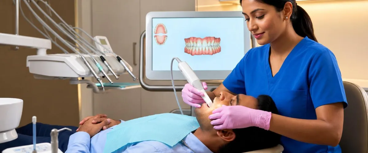 Advanced 3D intraoral scanning technology providing a risk-free smile preview