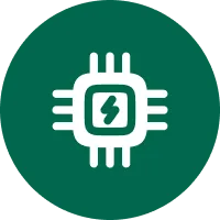 AI processor icon representing AI-powered proposal generation in AI Freelance Mastery