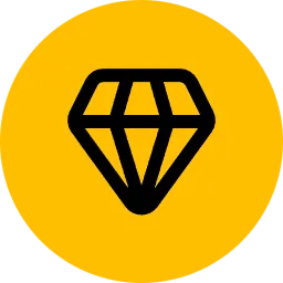 Diamond icon symbolizing premium value and high-quality outcomes with AI Freelance Mastery