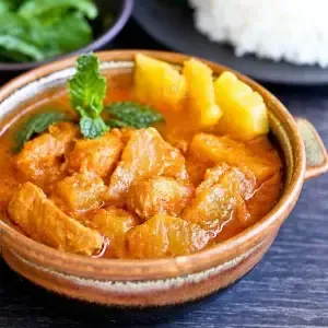 Pineapple Fish Curry Thyroid Autoimmune Meal Plan