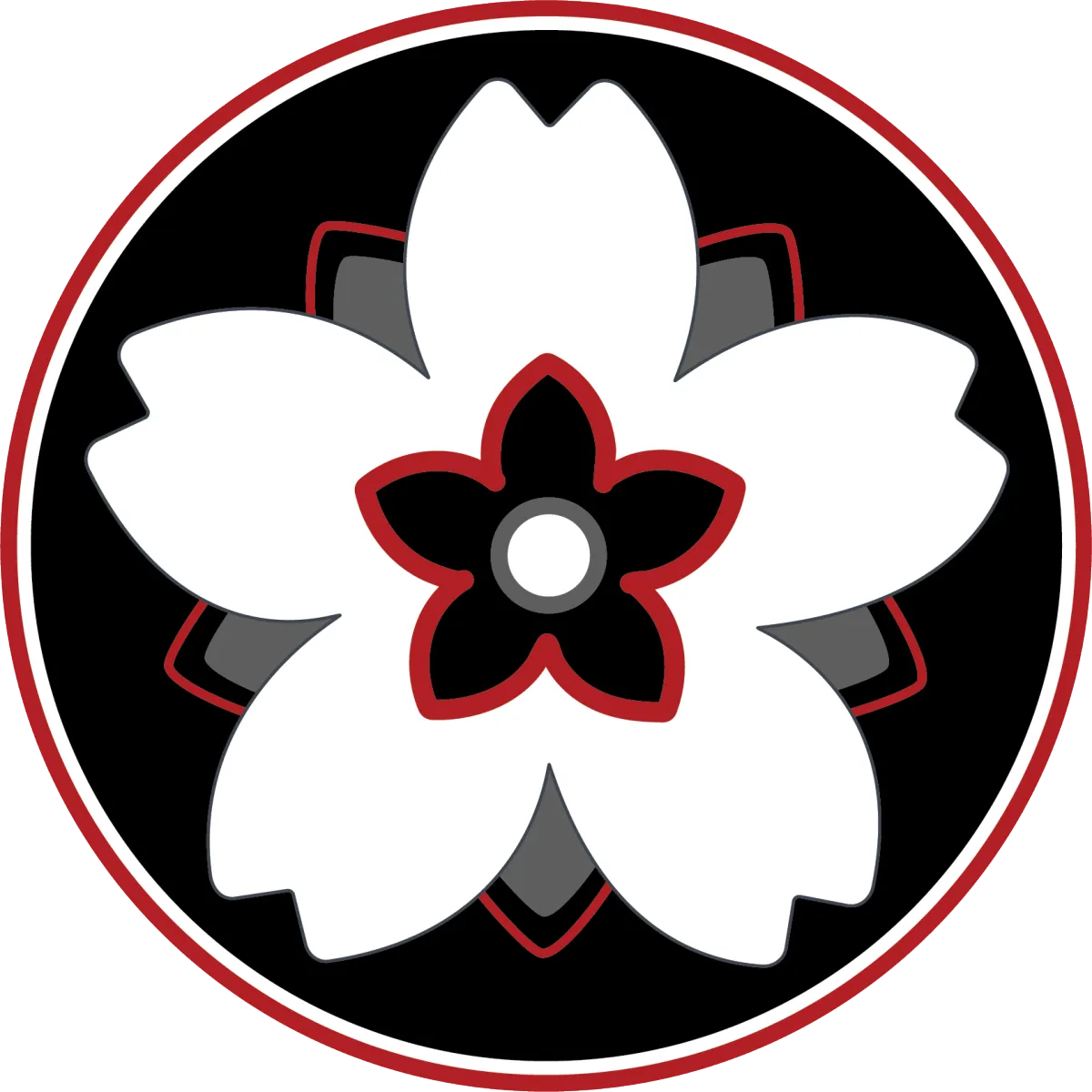 red arbor tattoo shop cherry blossom logo