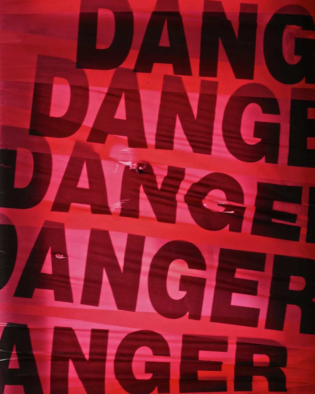 red danger signs