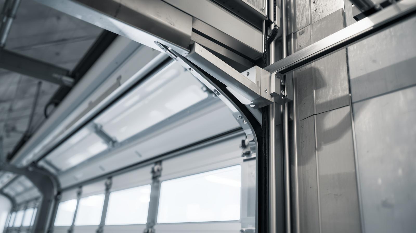  Installing a garage door.