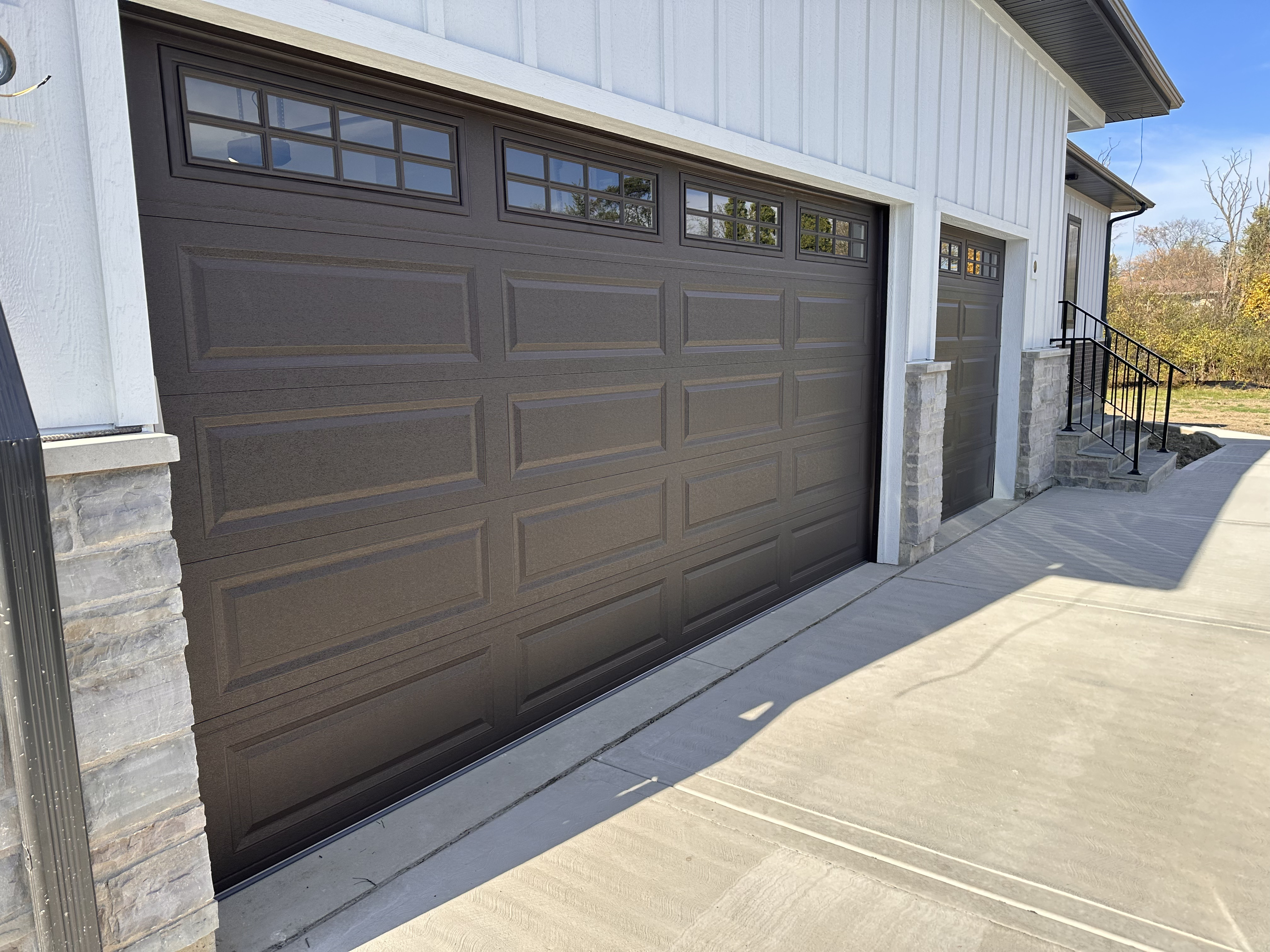 Garage door installation in the Midwest