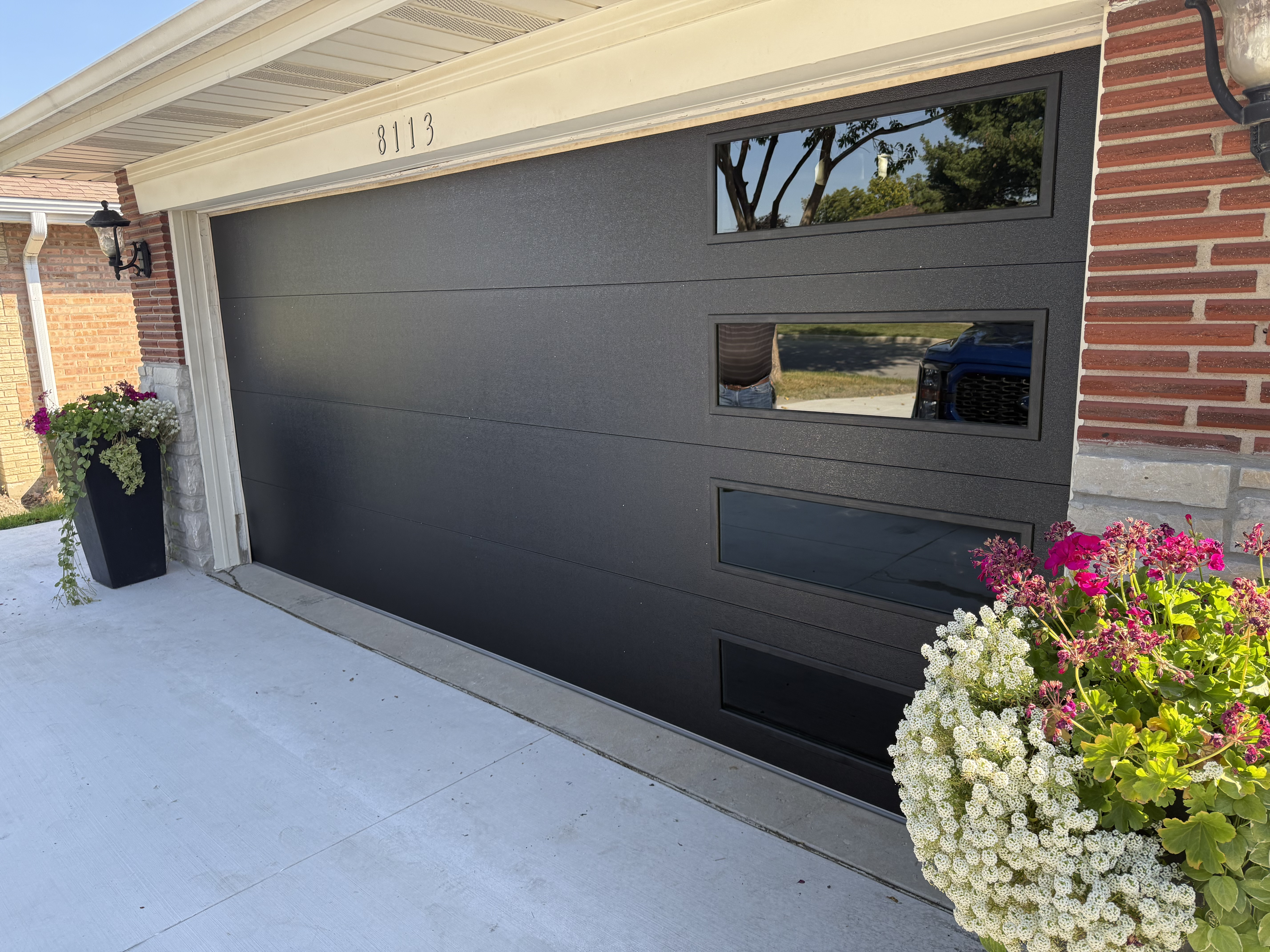 Garage door installation in the Midwest