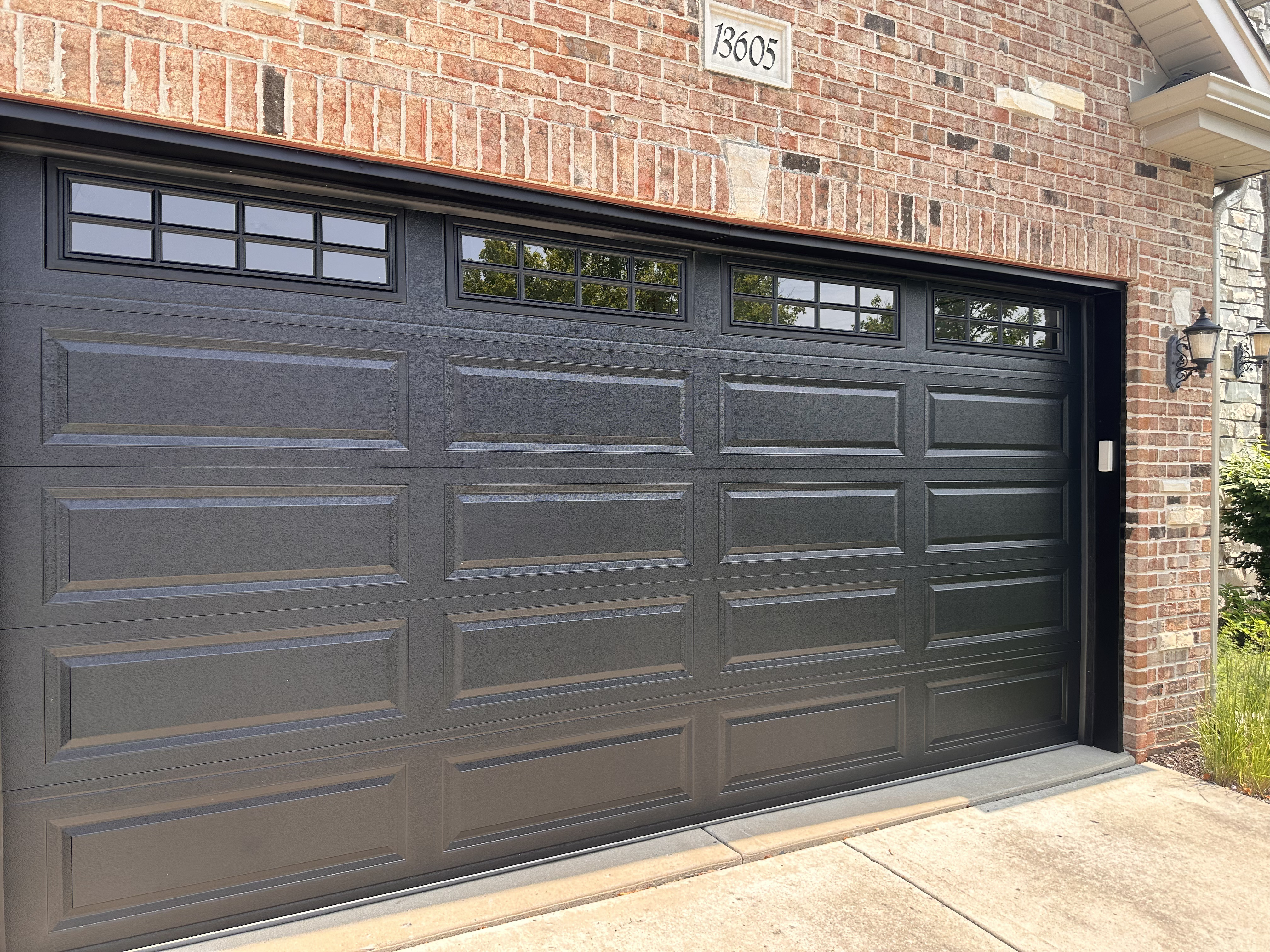Garage door installation in the Midwest