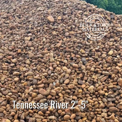 Tennessee River 2 inch to 5 inch river rock