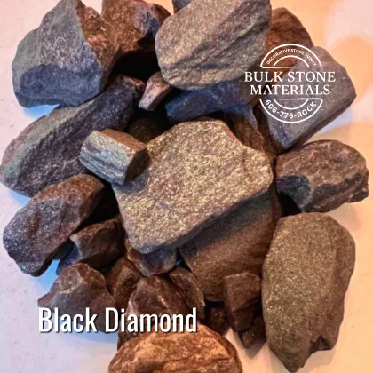 Black Diamond landscape stone for wholesale supply