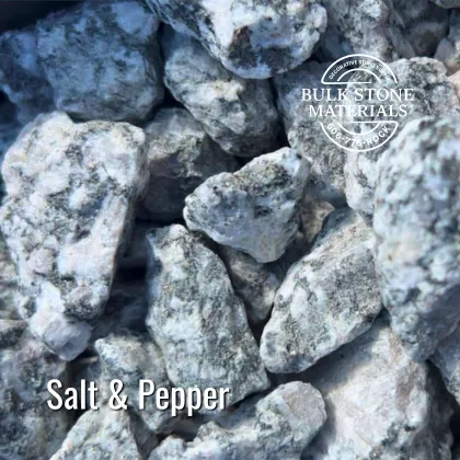 Salt and Pepper decorative landscape stone