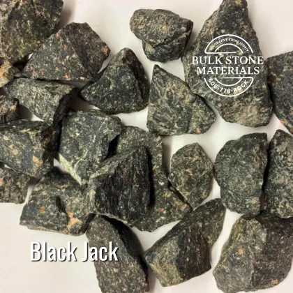Black Jack decorative landscape stone
